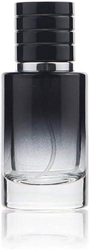 Black Perfume Atomizer Portable High-Grade Glass Spray 30ml Refillable Small Bottle Travel Cosmetics Outdoor Dispensing Mini Spray Bottle,Refillable Containers,Refillable Cosmetic Spray Bottles