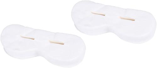 Didiseaon 200pcs Disposable Eye Paper Sheets Pure Cotton Hydrating Facial Eye Mask Pads for Spa Skin Care DIY Covers
