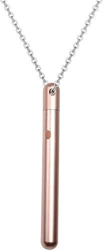 2 in 1 Portable Mini Pendant Necklace, Wearable Personal Massager, Waterproof Quiet Relief Device