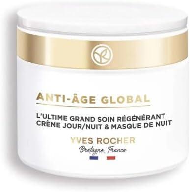 Yves Rocher Anti-Age Global Face Care Cream Moisturising Mask Women Day Care - 75 ml./2.5 fl.oz.