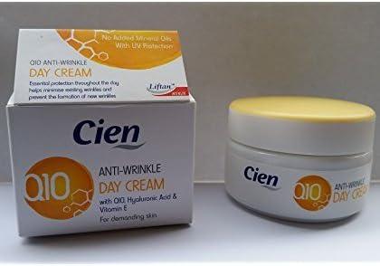 Cien Anti-Wrinkle DAY CREAM - 50 ml - with q10, Hyaluronic Acid & Vitamin E