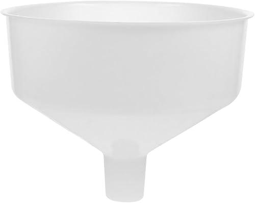 Amosfun 10" Filling Funnel for Beverage Oil Filling Versatile Kitchen Funnel for Beer Soy Sauce Wine