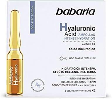 Babaria Hyaluronic Acid Ampoules. 5 Units of 2 ml