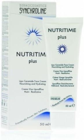 Synchroline Nutritime Plus Nourishing Face Cream 50ml Ceramides Lipocare Tech Care the Skin