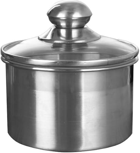 Airtight Food Storage Jar 4.9 Inch Sealed Container with Handle and Silicone Ring for Snacks Coffee Beans Home Kitchen Organization