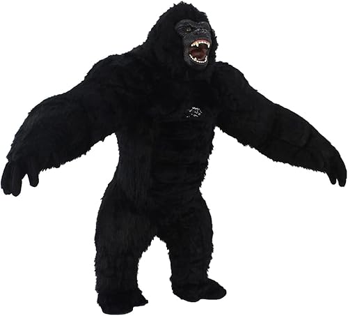 2.5m Giant Inflatable King Kong Costume Adult Gorilla Blow Up Mascot Suit for Halloween