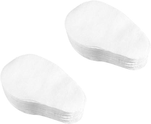 PRETYZOOM Mango-shaped Cotton Eye Pads 200pcs Portable Dry Eye Care Patches Oval Nursing Accessory for Home and Travel