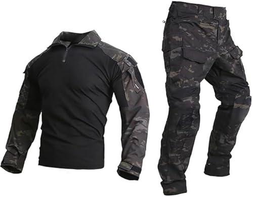 EMERSONGEAR Gen3 Uniform,Military Painball Suit,Army Airsoft Combat BDU Pants Shirt with Knee Pads
