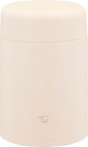 Zojirushi Soup Jar, 17.8 fl oz (520 ml), Dough Size, Delicious Hot & Cold Insulation, Dishwasher Safe, Easy to Clean, Seamless Lunch, Wide Mouth, Ecru Beige SW-LA52-CM