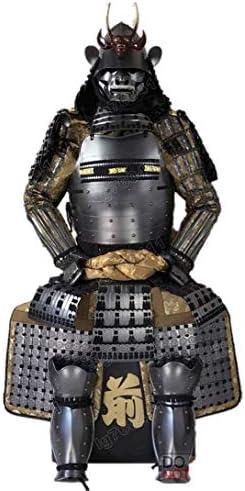 Japanese Wearable Rüstung Samurai Armor Peach Ghost Toyotomi Family Silver O26