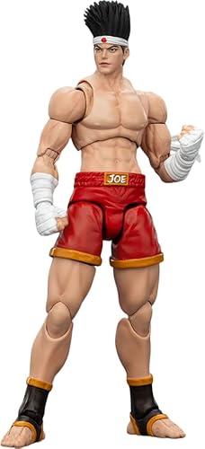 JOYTOY SNK The King of Fighters KOF '98UM Fatal Fury Team Joe Higashi Action Figure 1:18 Scale 4.6" Tall, Interchangeable Heads, Hands & Accessories
