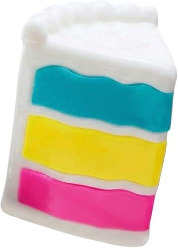 Cute Food Squeeze Squishy Sugar Stress Ball, Soft Cake Stress Relief Ball Squishy Ultra Slow Rise Relaxing Sensory Fidget for Anxiety Relief Everyone, Birthday Gift(01Cake*1)