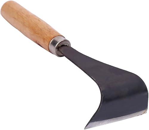 BESTonZON Bark Spud Debarking Tool Metal Log Peeler Bark Removal Tool Bark Scraper Tree Shaving Knives Tree Draw Knives Bark Peeler Tool Bark Stripping Tool, 20.00X6.70X6.00CM, U20UOCHE5211GI3