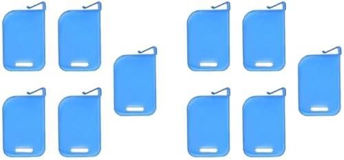 10Pcs Plastic Card Box Divider, Portable Storage Partition Board for Game Card Classification (gray) (blue)