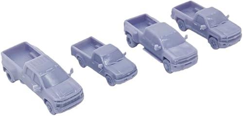 Outland Models Miniatures Modern Pick-up Truck Set 1:87 HO Scale