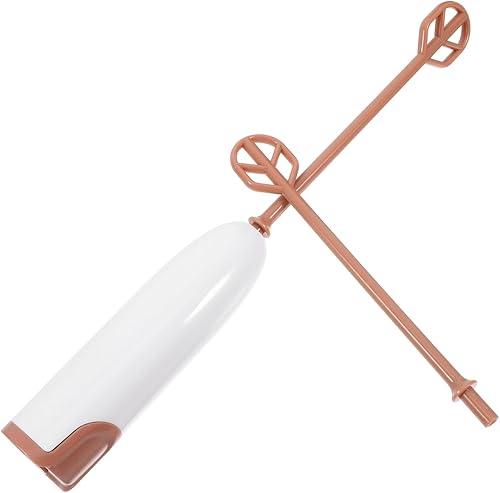·TOPPERFUN 1 PCS Electric Baby F·ormula Mixer, 10.1" Handheld Milk Powder Stirrer with 2 Detachable Rods, Battery Operated Portable Drink Frother for Infant Bottle, Travel Baby Essentials and Home Kit
