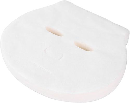 Disposable Face Mask Sheets 100pcs 20.5x18cm Pre-cut Hydrating Facial Skin Care and Teens Home Spa Beauty Salon Use