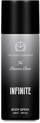 The Man Company Infinite Body Spray for Men - 150ml | Premium Long-Lasting Fragrance | Daily Office Wear Deodorant | Gift for him