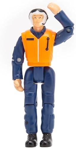 1/18 Scale Action Figure, 3.75-Inch Joint Movable Pilot Model, Vintage Action Figure for RC Collection Model Birthday Gifts, 2Pcs