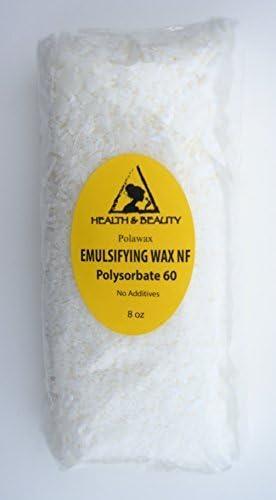 HEALTH & BEAUTY Emulsifying Wax NF Polysorbat​e 60 Natural Polawax Non-GMO Premium Quality 100% Pure 8 oz