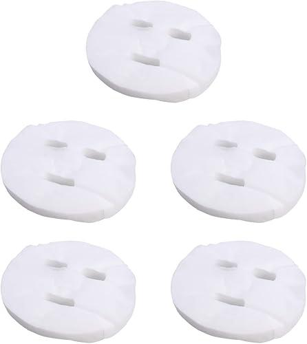 FRCOLOR 500 pcs Cotton Facial Mask Sheet Skin Care Dry Mask Paper Sheet DIY Cosmetic Face Skin Care Mask for Home Travel