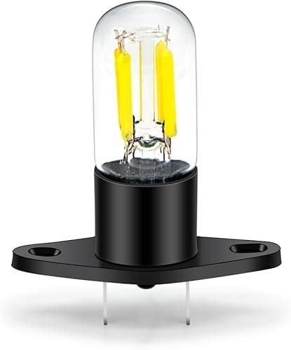 Ruiandsion T170 Z187 LED Microwave Light Bulb White AC 110-130V Filament LED chip 4SMD LED Filament Light for Universal Microwave Pear Oven Lamp Pack of 1