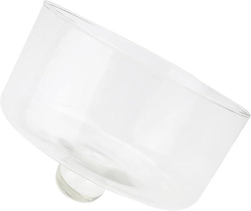 Food Cover Cake Dome Glass Lid 8 Inch round Lead-free Food-grade Glass Dustproof Cake Cover for Bakery Dessert Display and Freshness Preservation