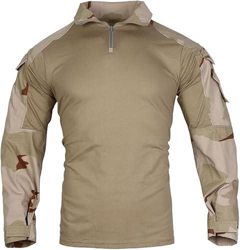 EMERSONGEAR Men's Tactical Shirt,Gen3 Airsoft Combat Army Paintball Quick Dry Long Sleeve BDU T-Shirt Top