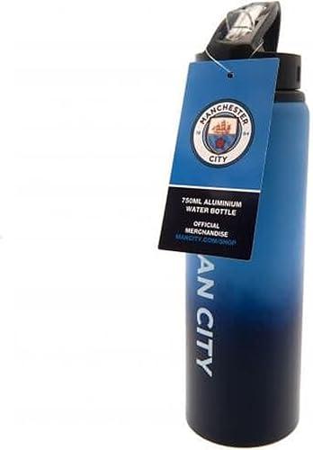 Manchester City F.C. City Man Fc Aluminium Sports Water Drinks Bottle Fade Design XL blue one size K-REY-MC06400