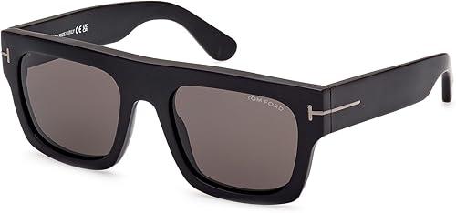 Tom Ford FAUSTO FT 0711-N Matte Black/Smoke 53/20/145 unisex Sunglasses