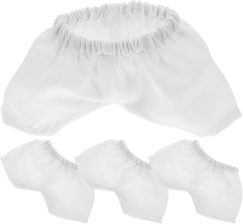 Garneck 4pcs 20CM Dolls Diapers Underwears Mini White Bear Underpants for Stuffed Animal Dress-Up Dolls Accessories