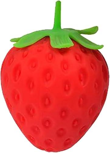 Anti-Stress Fruit Model Props Strawberry to Press Pinch Party Favor Add Adult Calm for Focus Squeeze Toys for Squeeze Ball Mesh for Girls for Adults