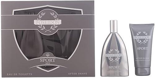 Spanish Institute Poseidon Sport Men Eau De Toilette Spray 150ml Set 2 Pcs