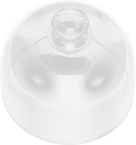 Glass Cake Cover Food Protective Dome 10.5 Inch Food-grade Glass Dustproof Cover for Home Dessert Display and Cake Preservation