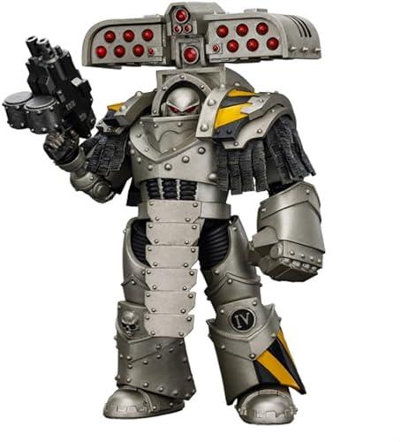 JOYTOY Warhammer The Horus Heresy lron Warriors Tyrant Siege Master Terminator with Rocket Launcher 1:18 Scale Action Figure Mecha Joy Toy Collection Model 5.4 inch