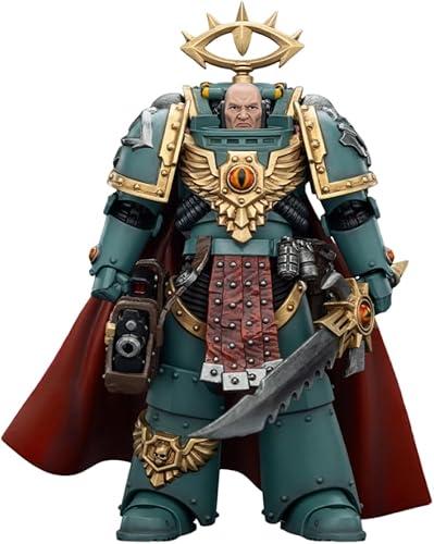 JOYTOY Warhammer The Horus Heresy Sons of Horus Tybalt MARR Captain of the 18th Company,4.9in Model Toy Collector's Gift