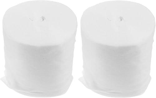 Ipetboom 2 Rolls Non-woven Fabric Face Towels 7.31x5.82in Disposable Facial Wipes Soft Dry and Wet Makeup Removal Cloths for Salon and Personal Care