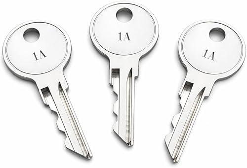 3-Pack 2A Replacement Ignition Keys – Compatible with Mercury Marine Outboard & Arctic Cat Snowmobiles, Pre Cut to your Code 1A-2F