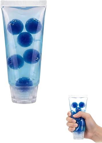 Toothpaste Squishy Toy,Squeeze Stress Ball,Slow Rising Squishy for Stress Relief,Soft Sensory Fidget Adults for Birthday and Party Decorations(Blueberry)