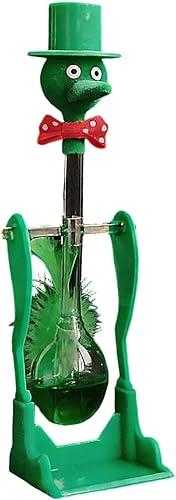 Novelty Drinking Water Bird Toy Perpetually Motion Bobbing Glass Ducks Desk Decors for Home Office Educational Ornament Bobbing Bird Prank Toy