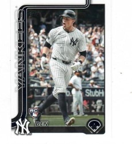 2025 Topps #337 Ben Rice RC Rookie New York Yankees MLB Series 1 Baseball Base Trading Card