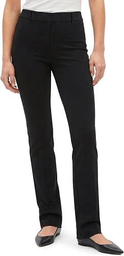 Zylioo Womens Tall Dress Pants 32" 34" Inseam Stretch Yoga Work Slacks Slim Straight Leg Business Casual Leggings