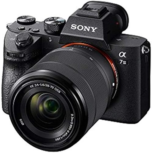Sony a7 III Full-frame Mirrorless Interchangeable-Lens Camera with 28-70mm Lens Optical with 3-Inch LCD, Black (ILCE7M3K/B) (Renewed)