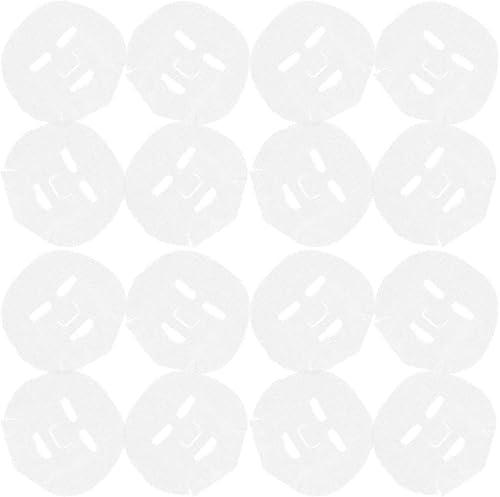 Precut Facial Gauze Mask Sheets 100pcs 20.5x23cm Disposable Net Mask for Skin Care Spa Facial Treatment