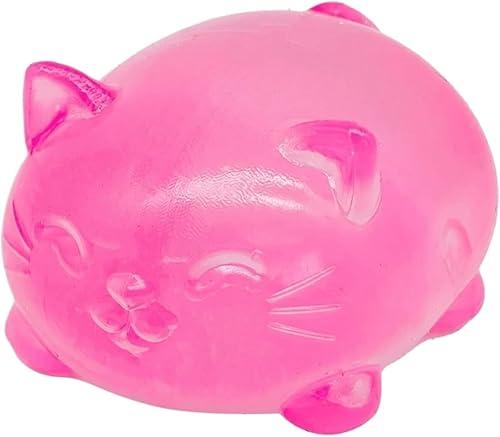Cool Cat Squeeze Squishy, Cute Cat Stress Fuzz Ball, Slow Rise Sensory Fidget Balls,Sensory Stress Ball Relief (#08)