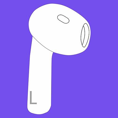OEM A3056 One Left Earbuds Replacement (ANC Version) for Pod (4th Generation), Legit Single Left Ear Side Only, Compatible with Original Air 4 A3059 Charging Case, Used A3055 A3057 Pods 4