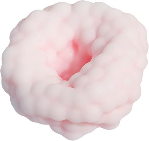 Moldable Stress Ball with Beads Inside - Satisfying Wax Cracking Squishy and Sand Squishies for Anxiety Relief, Durable Bead Squishy Squeeze Toys for Adults and Kids Focus