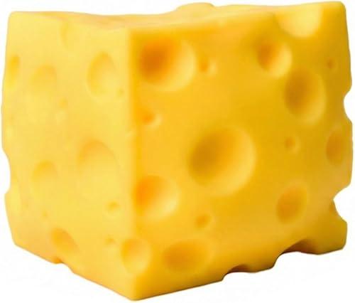 Large Cheese Squishy Toys Slow Rise Giant Squeeze Big Cheese Block Stress & Anxiety Relief Fidget Slow-Rise Squeeze Toys Classic Jumbo Squishy Stress Ball Slow Rising Fidget Gift for Kids and Adults