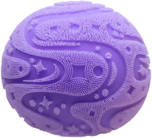 Fuzz Squishy Stress Ball, Slow Rising Memory Foam Fidget Squishy Fuzz Balls Sensory Squishy Ball Calming Tactile Grip, Adults Anxiety Relief Squeeze Ball (Fuzz Ball-#17)