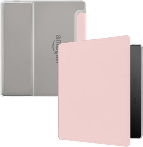 Case for 7" Kindle Oasis (3th Generation-2017 Release), Ultra Clear Soft Flexible Transparent TPU Back Cover with Auto Sleep/Wake for Kindle Oasis (Model NO. S8IN4O), Pink
